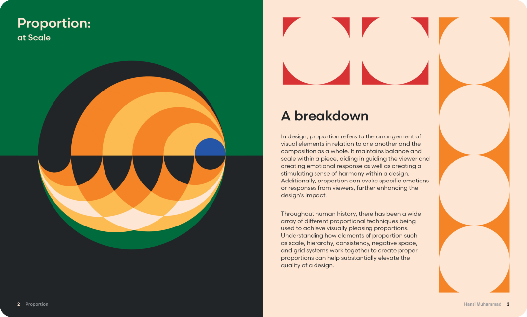 13 page digital and handmade brochure by Hanai Muhammad
