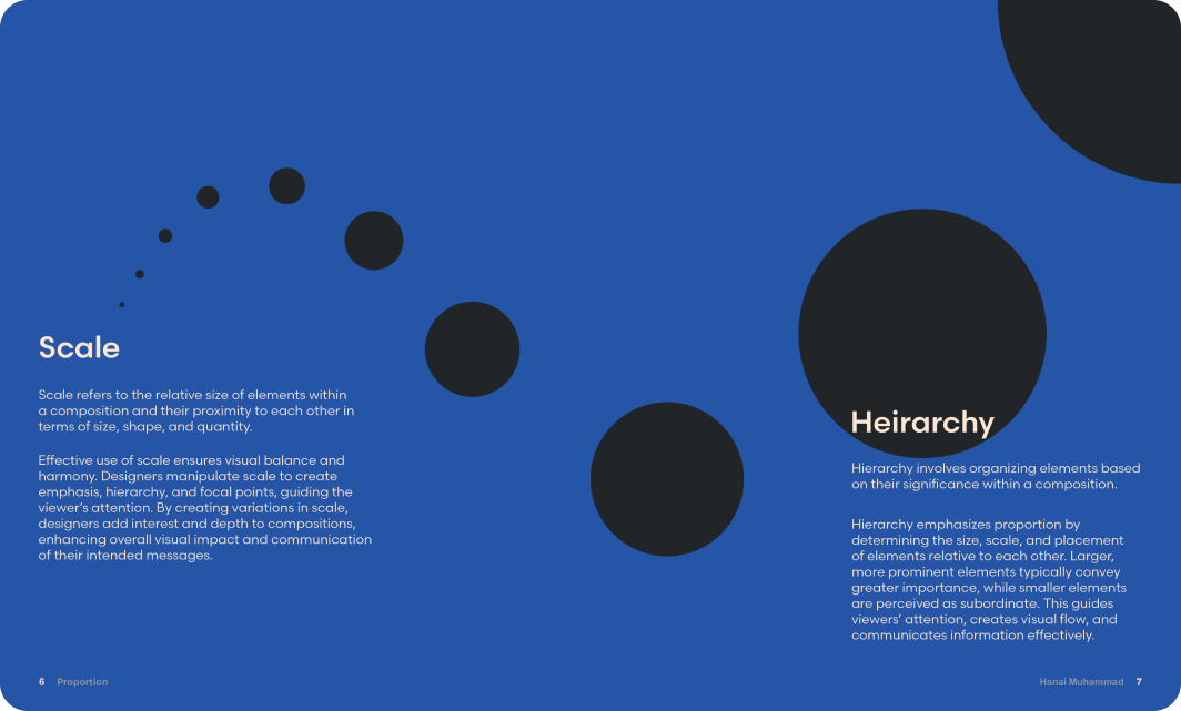 13 page digital and handmade brochure by Hanai Muhammad