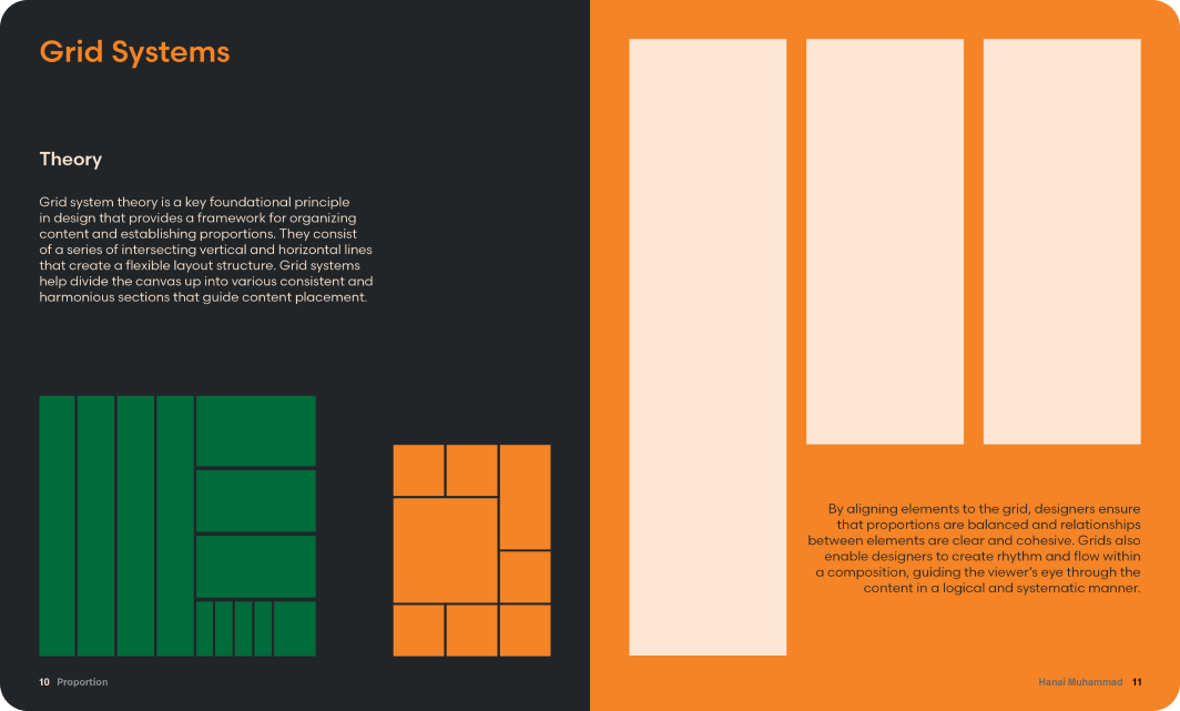 13 page digital and handmade brochure by Hanai Muhammad