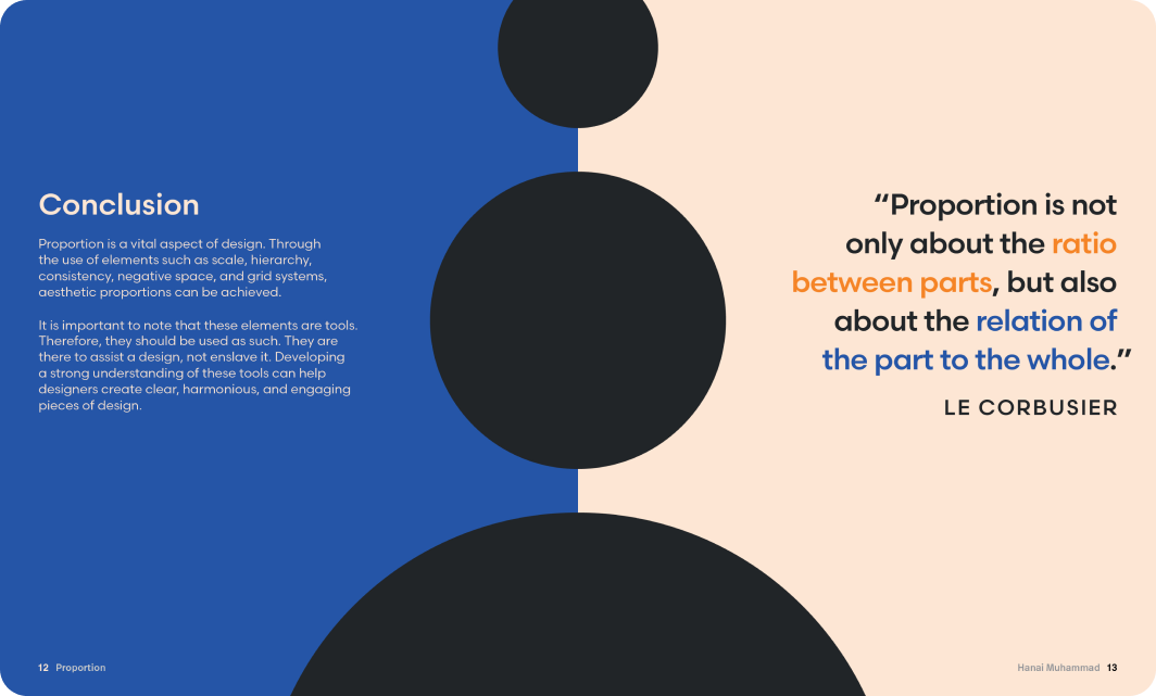 13 page digital and handmade brochure by Hanai Muhammad